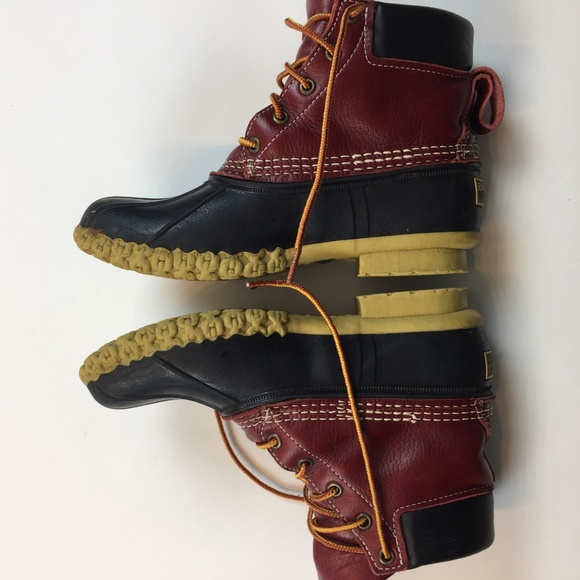 Small Batch LL bean Women's Duck Boots 8M 503046 - Picture 6 of 8